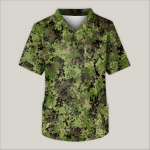 Vyri&scaron;ka spauda trumpomis rankovėmis V formos i&scaron;kirpte darbinė palaidinė krūtinės ki&scaron;enė XXXXL