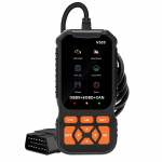 OBD2 Automobilio Skaitytuvas - Profesionalus Diagnostikos Įrankis Klaidų Kodams Skaityti & Patikrinti Variklio Lemputę Transporto Priemonėse oranžinė