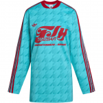Adidas Originals SS25 Kojinės Logotipas Laisvalaikio Sportinis Ilgomis Rankovėmis Futbolo Mar&scaron;kinėliai Moteri&scaron;ki vir&scaron;utiniai KF9613 XS