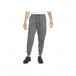 Nike Liverpool FC Tech Fleece Logotipas Siuvinėtas Patogios Sportinės Kelnės su Rai&scaron;teliais Megztos Vyri&scaron;kos Kelnės Pilkos DV4834-071 M
