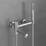 Žalvarinis vonios du&scaron;o komplektas vonios mai&scaron;ytuvas rankinis du&scaron;o galvutės komplektas paprastas daugiafunkcinis du&scaron;o mai&scaron;ytuvas kar&scaron;to ir &scaron;alto vandens mai&scaron;ytuvas juoda