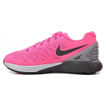 Nike Lunarglide 6 Patogus sportinis amortizavimas Neslystantis Dėvėjimui atsparus Kvėpuojantis Žemas aulas Laisvalaikio Bėgimo bateliai Moteri&scaron;kas sportbačio modelis 654434-600 36.5