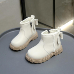 Rudens žiema kūdikių trumpi batai vaikams Super &scaron;ilti berniukų batai mergaitėms pu odiniai vaiki&scaron;ki batai madingi batai mažyliams vaiki&scaron;ki sniego batai 32