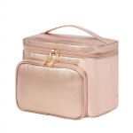 large-sized women's cosmetics storage bag, pu outdoor travel makeup bag One Size