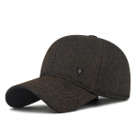 Men's Winter Baseball Cap with Ear Flaps Adjustable