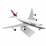 Suvenyras Lėktuvas Žaislas Swiss Air B747 Lėktuvas Swiss Airways Modelinis Lėktuvas Vitrina Derva 1/250 Mastelis 30CM Lėktuvo Modelis Orlaivis Dekoras raudona/balta