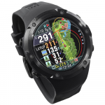 ShotNavi Evolve PRO Juodas Didelis Spalvotas LCD Ekranas Naujausias GPS Čipas GPS Golfo Navigacija Golfo Nuotolio Matuoklis Golfo Laikrodis FF (ShotNavi) M10 juoda