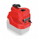Cigaretės žiebtuvėlio sąsajos maitinimo &scaron;altinis Dewalt/Milwaukee 18V Li-ion baterijai DC 12V žeminantis keitiklis reguliatorius su USB Type C