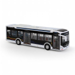 1/42 Naujosios energetikos autobuso lydinio metalo liejimo modelis automobilis Garsas ir &scaron;viesa Atitraukiamas Ideali berniuko vaiki&scaron;ka žaislinė Gimtadienio dovanos su vaikais balta
