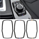 Automobilio anglies pluo&scaron;to rėmas skirtas BMW laikmenų mygtukų lipduko rankenėlės dangtelio vidaus lipdukai, skirti F10 F20 F30 F34 F07 F25 F26 F15 F16 A