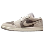 Air Jordan 1 Low SE Enigma Stone Moteri&scaron;ki sportbačiai Pilki &Scaron;viesiai dramblio kaulo Kanapių IB7011001 38