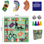 Stalo žaidimų rinkinys poroms suaugusiems, Žaidimas pasimatymui, Interaktyvus stalo žaidimas poroms &bdquo;Monopoly&ldquo; stiliumi, Smagus stalo žaidimas santykiams stiprinti rožinė