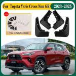 Automobilio purvasaugiai, skirti &bdquo;Toyota Yaris Cross Non GR&ldquo; 2024&ndash;2025 m., apsaugai nuo purslų, priekiniai ir galiniai sparnai, automobilių aksesuarai.