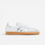 adidas Samba OG White Silver Metallic Grey (Women's) balta
