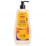 Plum BodyLovin' Vanilės Karamelės Kūno Losjonas | Kakavos Sviestas ir Vitaminas B5 Giliam Drėkinimui - 400ml