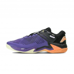 Li Ning Pro Textile, Synthetic Leather Cushioning Slip Resistant Abrasion Resistant Low top Badminton Shoes Unisex AYAT009-2 45