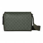 Gucci 2025 m. rudens-žiemos kolekcija GG raidžių ra&scaron;to audinio peties rankinė, vidutinio dydžio, vyri&scaron;ka peties rankinė, mi&scaron;ko žalia 792124-FAFAI-8489 Basic Set (Bag+Dust Bag)