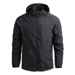 Vyri&scaron;ka &bdquo;Softshell&ldquo; striukė rudens pavasario gatvės apranga &bdquo;Tactical Bomber Windbreaker&ldquo; striukės su gobtuvu Vyri&scaron;ki &bdquo;Hip-hop Pilot&ldquo; vėjui atsparūs paltai M juoda