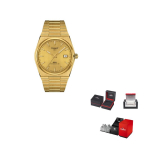 TISSOT Vyri&scaron;kas laikrodis PRX T137.407.33.021.00 Gold Dial beige
