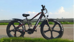Naujas YX90M 1000W variklis 48V 13.6AH baterija 26 colių magnio lydinio vieno rato riebus dviratis elektrinis kalnų dviratis 1000W（Peak） 48V 13.6AH