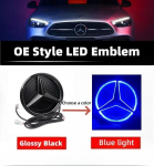 Automobilio lipdukas Mercedes Benz Automobilio priekinių grotelių logotipas &Scaron;viesos veidrodžio pavir&scaron;ius LED ženklelis Emblema &Scaron;viečianti dekoratyvinė &scaron;viesa For Mercedes Ben GLK-X204 2006-2012