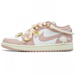 Jordan Air Jordan 1 &Scaron;ventas Meilės Tekstas Amortizacija, Atsparūs Dilimui Žemi Senovinio Stiliaus Krep&scaron;inio Batai Moteri&scaron;ki DC0774-162(Komanda1321-) 40.5