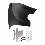 Motociklo priekinio smakro apdangalo aptakas, &scaron;viesus/matinis juodas, skirtas Harley Sportster Touring Softail Fatboy Dyna Glide 2004&ndash;2017 m.