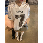 Y2k Sportiniai Oversize Mar&scaron;kinėliai Hip Hop Numerio Grafika Trumpomis Rankovėmis Vir&scaron;utiniai Drabužiai Sidabriniai Greitai Džiūstantys Laisvalaikio Krep&scaron;inio Mar&scaron;kinėliai XXL beige