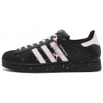 Adidas Originals Superstar 2 Starlight Oda Auk&scaron;tį didinantys Žemi Kateboardo Batai Unisex Juodi Rožiniai JI0079(Komanda335-1) 39⅓
