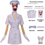 Silent Hill Slaugytojos Cosplay Kostiumas Helovinui Siaubo Vaidmenų Žaidimams Mergaitėms Ir Berniukams M gray