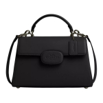COACH Eliza Refined Calfskin Crossbody Rankinė Didelė Moteri&scaron;ka Juoda Basic Set (Bag + Dustproof Bag) juoda