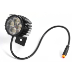 LED priekinis žibintas Kugoo Kukirin G2 Pro G2 Max vairo priekinis žibintas elektrinio paspirtuko priedai Pakeičiama atsarginė dalis 1PC