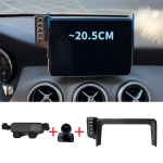 Automobilio telefono laikiklis Mercedes-Benz B-Class 220 220d W246 2012~2018 GPS laikiklis Navigacijos stovas Automobilio priedai TYPE A Black 20.5cm gray