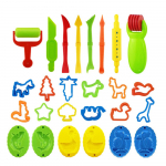 Torto forma 26 vnt. Plastilino edukacinė forma Molio plastilino modeliavimo rinkinys Molinis žaislas Minkymo žaislų rinkinys 2#