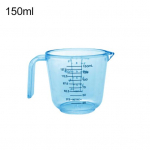 150/300/600 ml rankena vandens pieno kiau&scaron;inių svarstyklių matavimo puodelis puodelio matavimo įrankis 150ml mėlyna