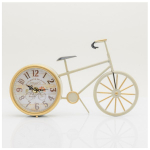 Les Tr&eacute;sors De Lily [A0924] - Pendulette vintage 'Terroir Fran&ccedil;ais' beige (v&eacute;lo) - 30x19 cm (Fleuriste de Paris)