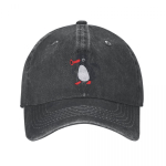 Noot Noot Pingu Retro Juokinga Beisbolo Kepuraitė Vintažinė Nusidėvėjusi Džinsinė Snapback Kepurė Vyrams Moterims Lauko Vasarinė Reguliuojamo Dydžio Kepurė One Size