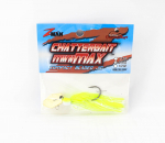 Zman Chatterbait Mini Max skęstantis masalas 3/8 oz diagrama / balta (8880)