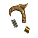 Lazdos rankena Eagle galvutė i&scaron; lietų žalvario su i&scaron;orine jungtimi