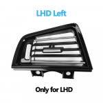 LHD RHD Piano Black priekinės oro angos kintamosios srovės i&scaron;vesties skydelis chromas, skirtas BMW 5 serijai F10 F11 F18 520i 523i 525i 528i