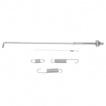 Spyruoklinio &scaron;oninio stovo spyruoklinė stabdžių pedalo grąžinimo spyruoklė, skirta SL70 XL70