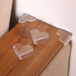 4 vnt. / rinkinys Kūdikių sauga L formos permatoma apsauginė dangtis Stalo kampinės apsaugos Vaikų apsauga 5x4x2cm
