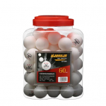 60 vnt stalo teniso kamuoliukai, elastingi, atsparūs smūgiams, lengvai deformuojami pramoginiai žaidimo ABS stalo teniso kamuoliukai balta