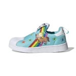 Adidas Simpsonai x Superstar 360 J Lisa ir jos Pony Kids sportbačiai žalsvai mėlyni debesys-balta &scaron;erdis-juoda GY9215 35
