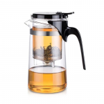 750 ml kar&scaron;čiui atsparus stiklinis arbatos puodas su skaidrios arbatos virimo aparato rinkiniu Laisvos arbatos gėlių arbatos servizas Borosilikatinio stiklo vandens puodas 750ML skaidri