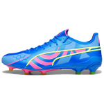 Puma King Ultimate FG AG Energy Pack Vyri&scaron;ki sportbačiai Mėlyni Ultra-Mėlyni &Scaron;vytintys-Rožiniai 107553-01 40