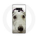 Coque pour Samsung Galaxy Note 9 L&eacute;vrier greyhound Race de chiens