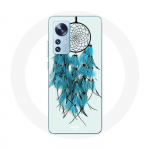 Coque pour Xiaomi Mi 12 / 12X Attrape R&ecirc;ve Bleu Fond Blanc