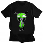 Invader Zim Graphic Mar&scaron;kinėliai Kawaii Zim Image Mieli spausdinti animaciniai mar&scaron;kinėliai Unisex Moteri&scaron;ki Retro mar&scaron;kinėliai Madingi mar&scaron;kinėliai Kūrybi&scaron;kumas trumpomis rankovėmis 4XL