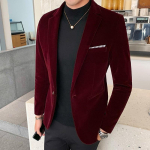 Rudeninė aksominė vestuvinė suknelė Paltas Vyri&scaron;kas &scaron;varkas &scaron;varkas Madingas laisvalaikio kostiumas Striukė Stage DJ Vyri&scaron;ki verslo &scaron;varkai Veste Costume Homme M